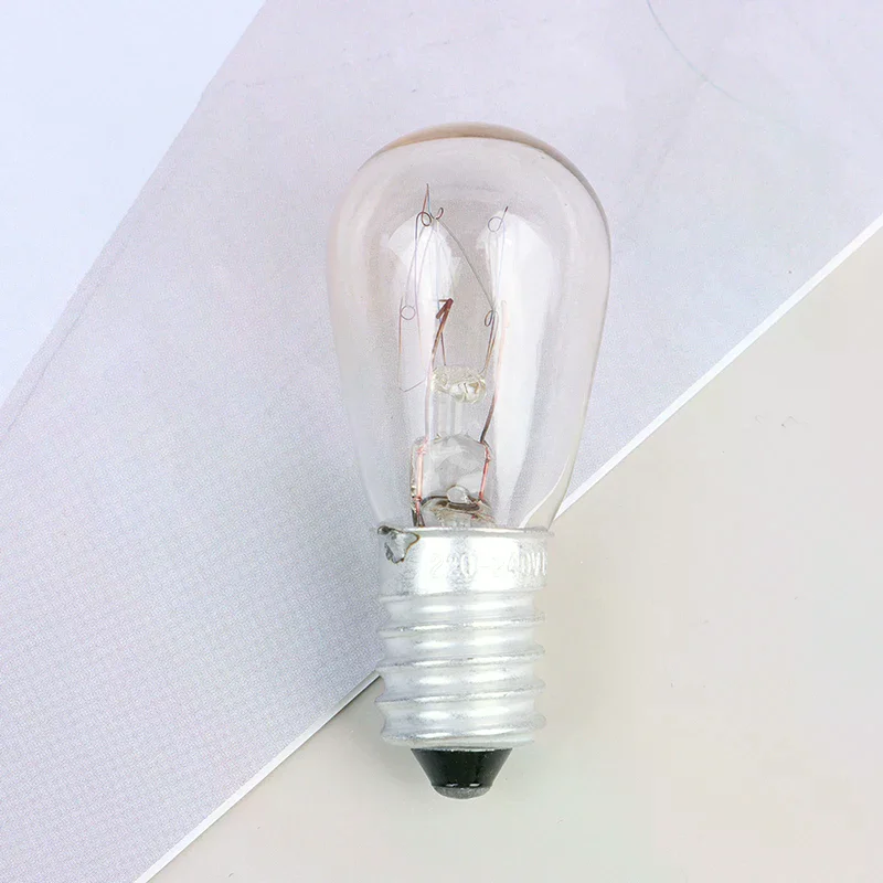 1pc 10/15/20/25w E14 Oven Light Bulb Halogen Oven Refrigerator Lamp High Temperature Resistant Safe Dryer Microwave Light Bul