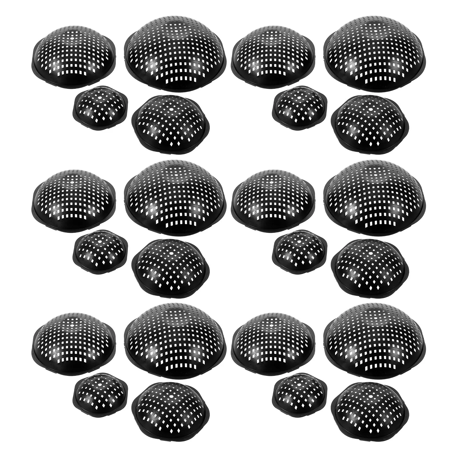 40Pcs Flower Pot Hole Mesh Pads Round Drainage Screens Inserts Bonsai Planter Pot Bottom Grid for Root Aeration Soil Drainage