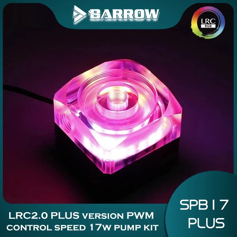 Barrow SPB17 PLUS 17W DDC PWM PC Water Cooling Pump Silent 5 5M 960L H 4000RPM High Performance