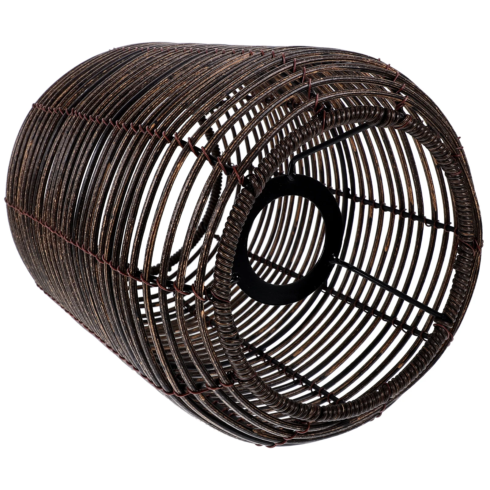 

Retro Decorative Lamp Shade Woven Pendant Lampshade Durable for Ceiling Lamp Dining Room Chandelier Light Cover Replacement E27