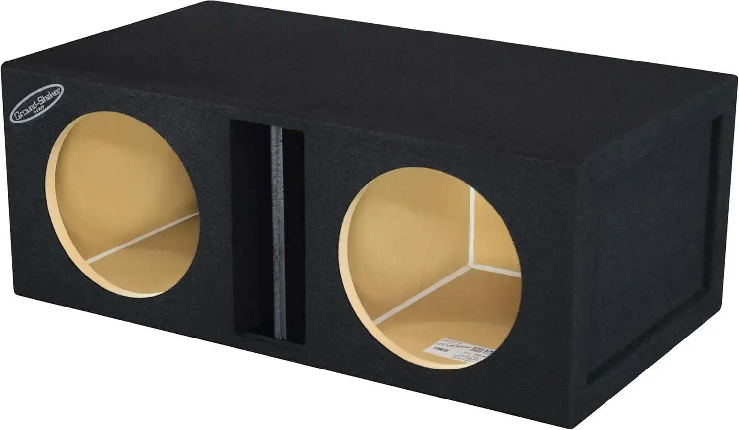 Dual Slot Center Ported Vented Sub Box Subwoofer Enclosure Ground Shaker Box (10