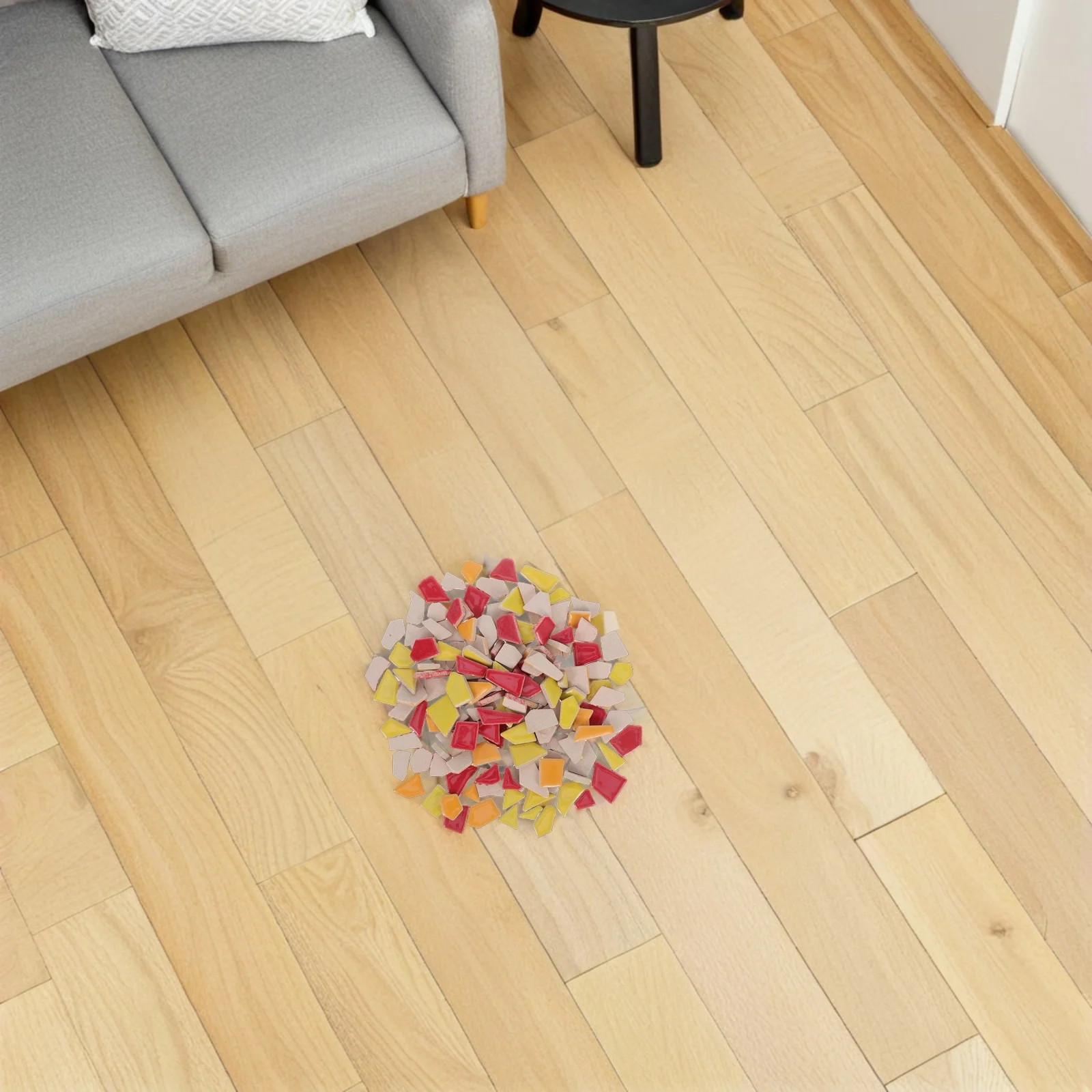 

Ceramic Shards Tiles Durable Glaze Decorative Mini Broken Porcelain Craft Supplies Home Decor Projects DIY Materials