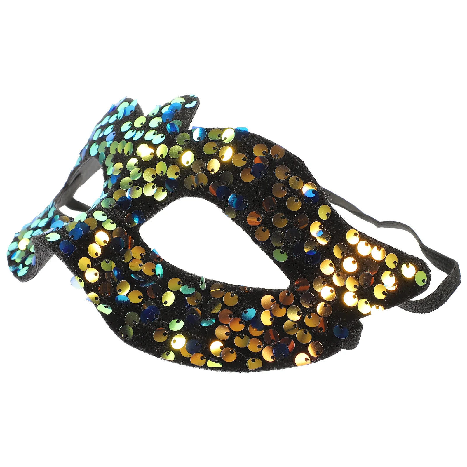 

Sequin Masquerade Mask for Women Elegant Halloween Costume Party Masks Decorative Prom Golden Ball Accessories