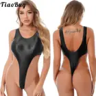 glossy body suit