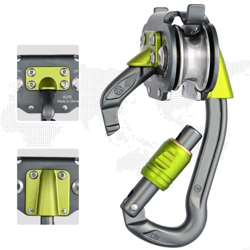 

Multipurpose Climbing Pulley Carabiner Reliability Screwgate Carabiner for Travel and Mountaineering