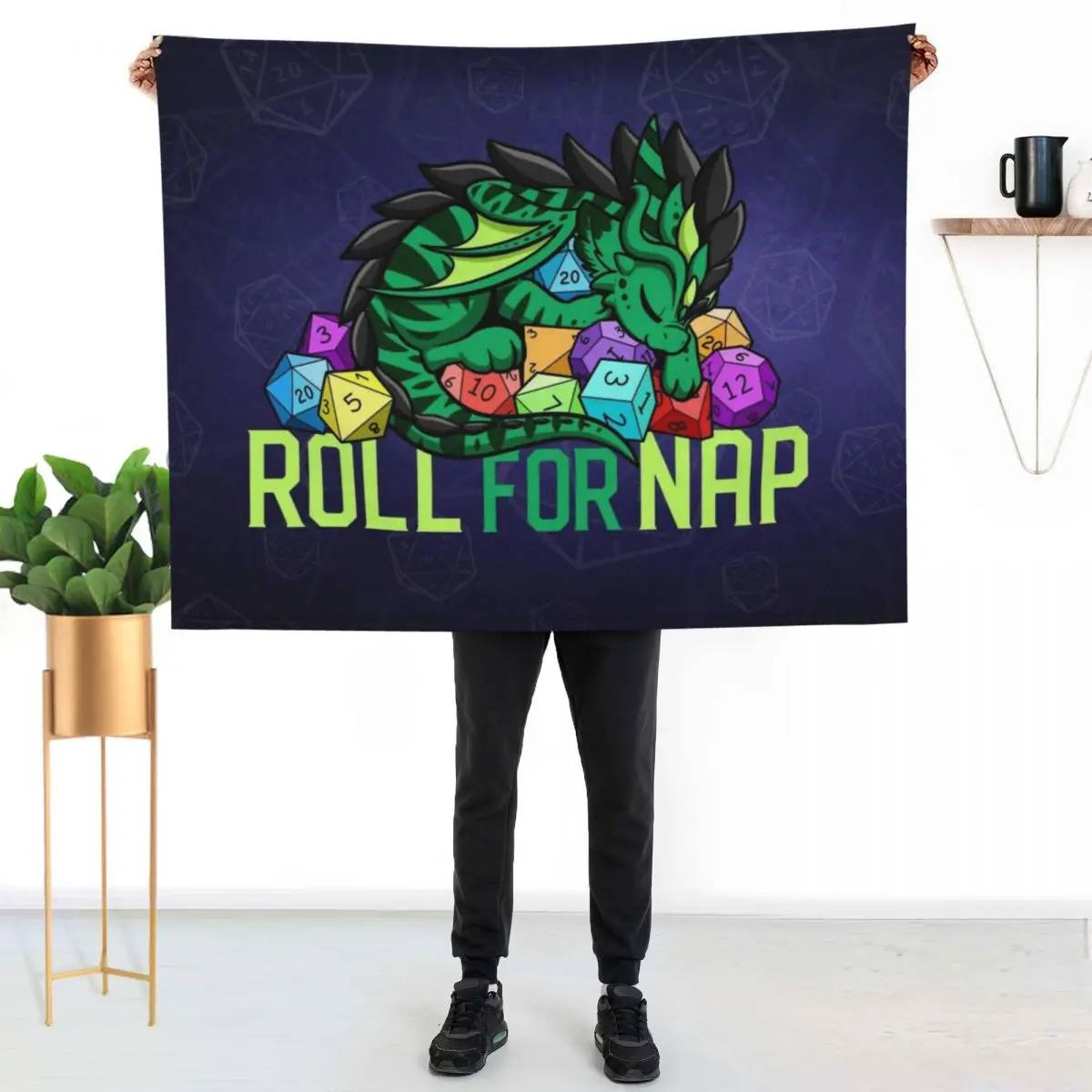 Pounce Dragon - Roll for Nap Throw Blanket cosplay anime Custom Soft blankets ands For Sofa Thin Blankets