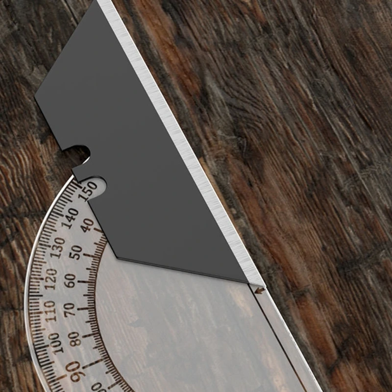 Art Craft Cutter Tool Razor Blades in Protective Case Sharpness Edge for Crafting and DIY Projects Trapezoid Blade