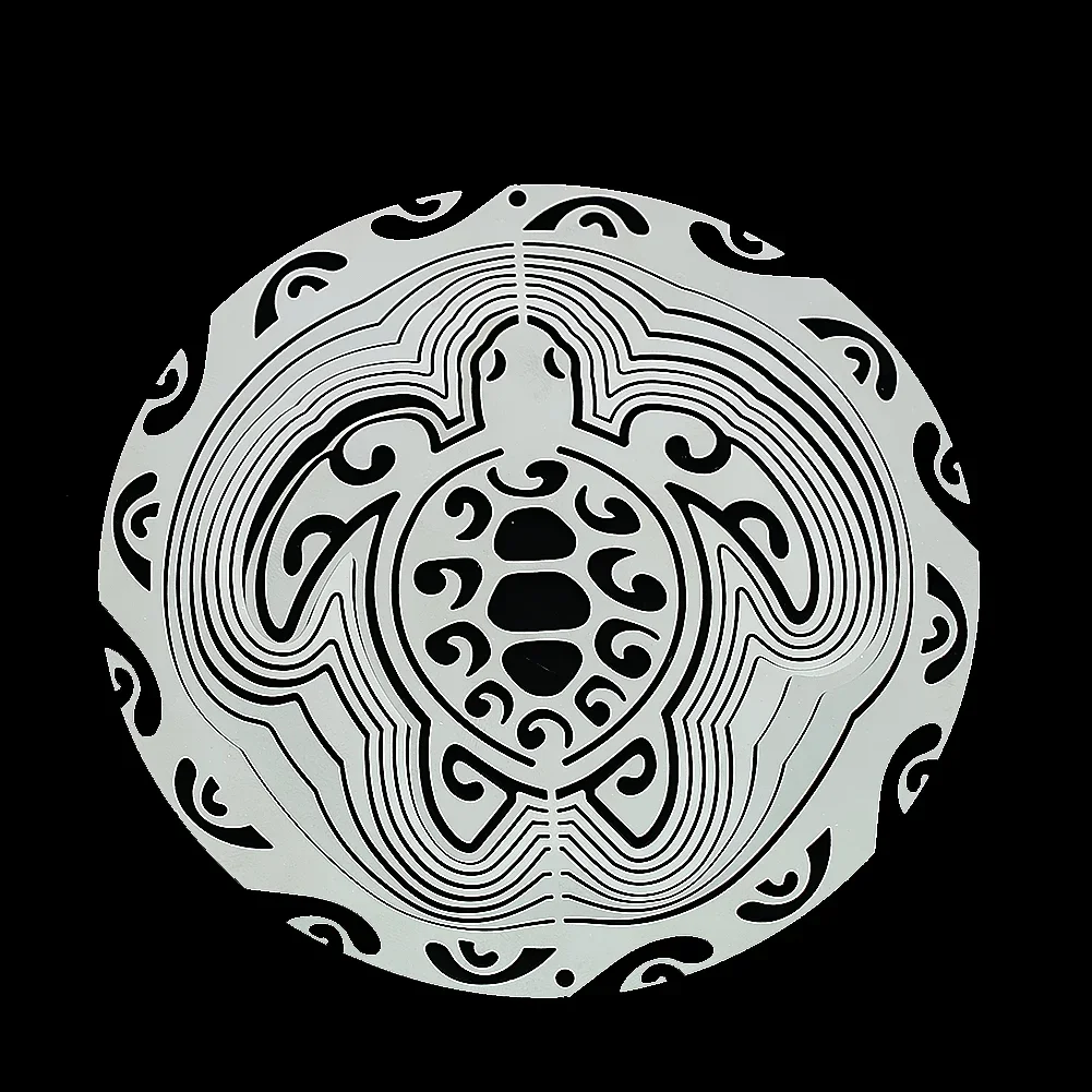 สปินเนอร์ลมเต่าทะเล3D ของตกแต่งสวนแบบแขวนชิ้นส่วนกระดิ่งลมสะท้อนแสงทำจากจี้ห้อยรถยนต์สะท้อนแสง