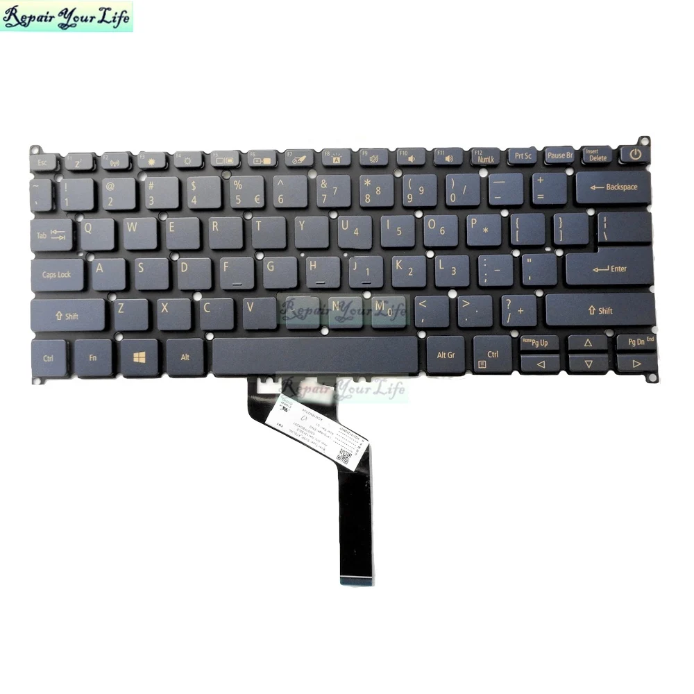 

English USA/US Backlit Keyboard for Acer Swift 5 SF514-52 52T SF514-51 SF514-54GT Laptop Keyboards backlight SV3P_A70LWL A70BWL