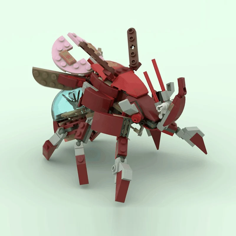 Популярная аниме-модель MOC, строительные кирпичи, аниме Monster Mecha, модульные технологии, подарки, праздник, сборка, детские игрушки, костюм