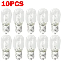 10 pçs/set e14 lâmpada de sal globo lâmpada 15w ac 220v-240v lâmpadas incandescentes vintage geladeira forno lâmpadas substituição