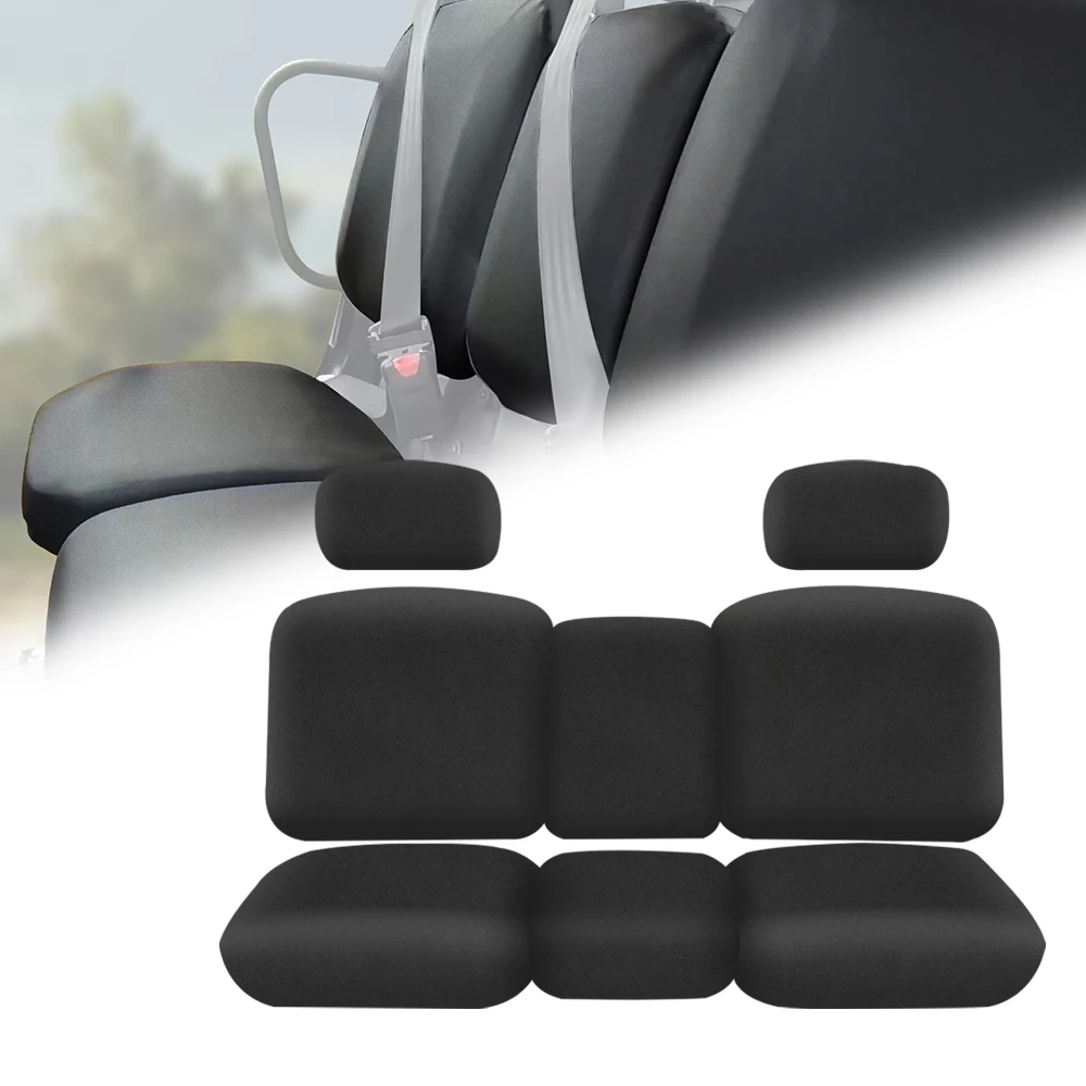 UTV Seat Covers Set For Can Am Defender DPS CAB  6X6 PRO DPS HD7 HD9 HD10 (Defender Front Two Doors Split Bench Seat Covers)