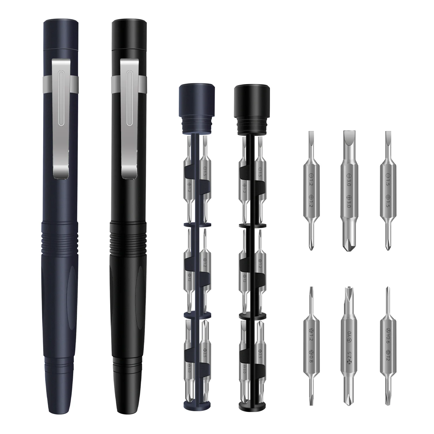 13 in 1 Precision Screwdriver Pen Set Portable Hidden Storage Multi-Function Repair Tool for Phone Computer Glasses Furniture
