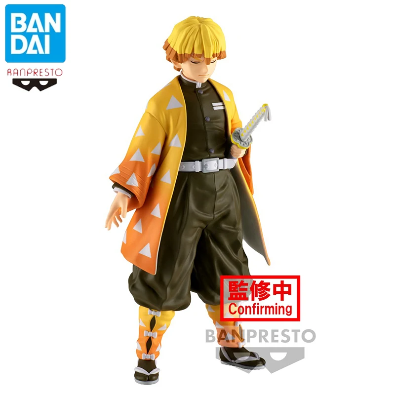 

Bandai аниме Banpresto рассекающий демонов Agatsuma Zenitsu изысканные игрушки ручной работы экшн модели фигура Аниме праздничный подарок