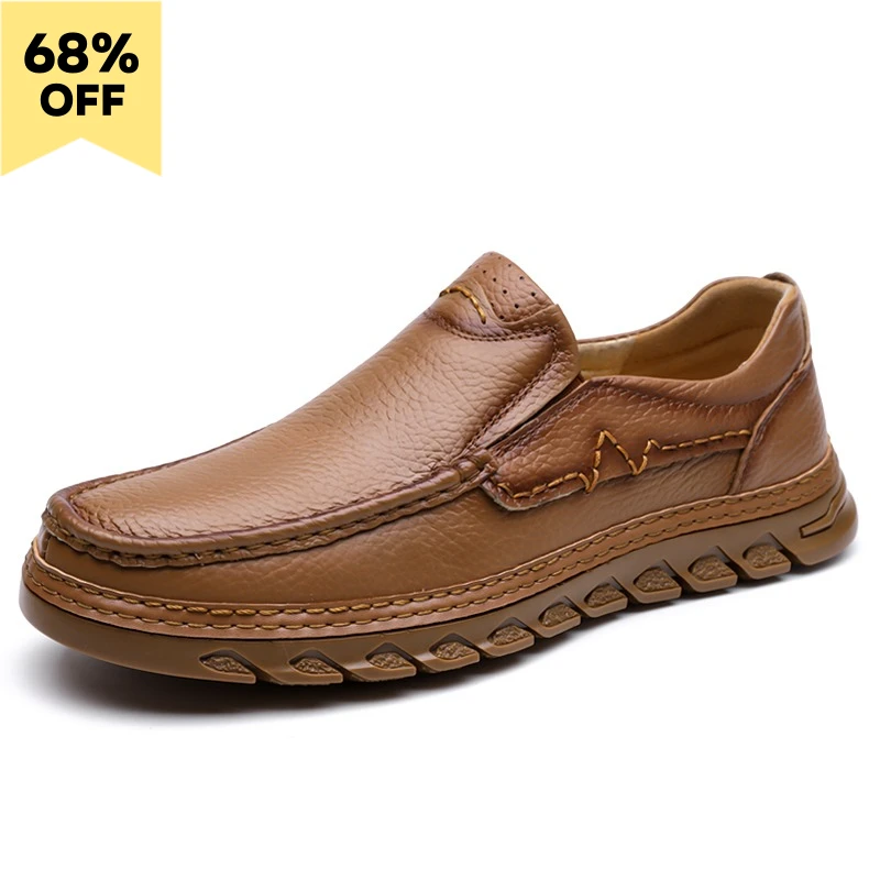 

2026New Designer Slip-on Men's Dress Loafers Spring Autumn Soft-soled Male Driving Shoes Fashion Solid Color Leather Shoes Male
