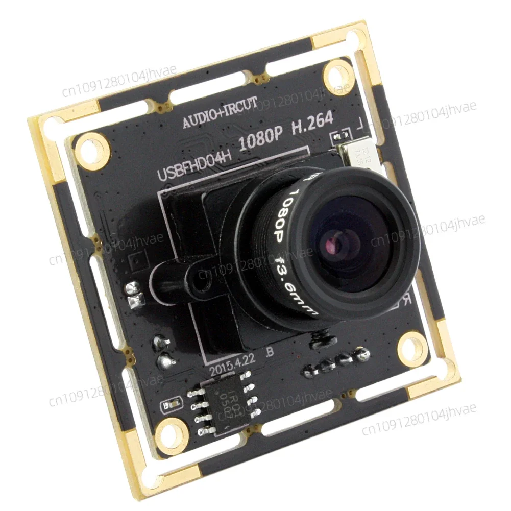 NEW ELP Driverless Embedded 2MP 1080P Webcam CMOS AR0330 Audio H.264 30fps UVC USB Camera Module For Android Linux Windows