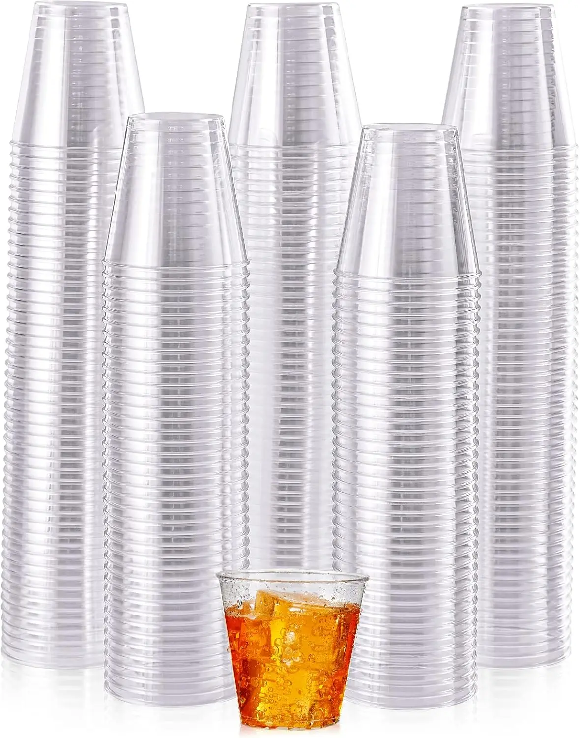 

1000 Pack 2 oz Disposable Plastic Shot Glasses for Whiskey, Tasting, Parties, Halloween, Thanksgiving