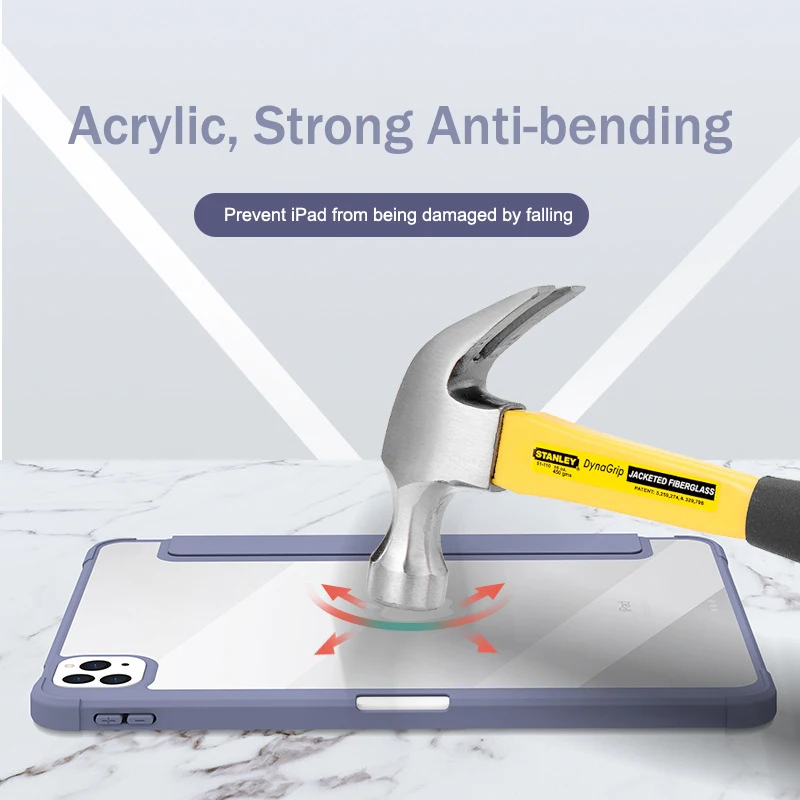 2022 новый акриловый чехол для iPad Voor 2020 2019 8th 10,2 2018 2017 Mini 6 9,7 Pro 11 7,9 Air 1 2 3 4 5 с крышкой в виде ручки