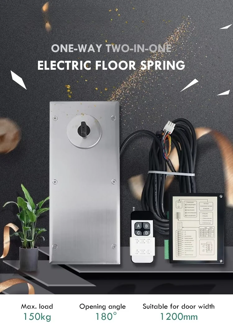 Eniking-180S Heavy-Duty Electric Floor Spring | Automatic Concealed Door Closer