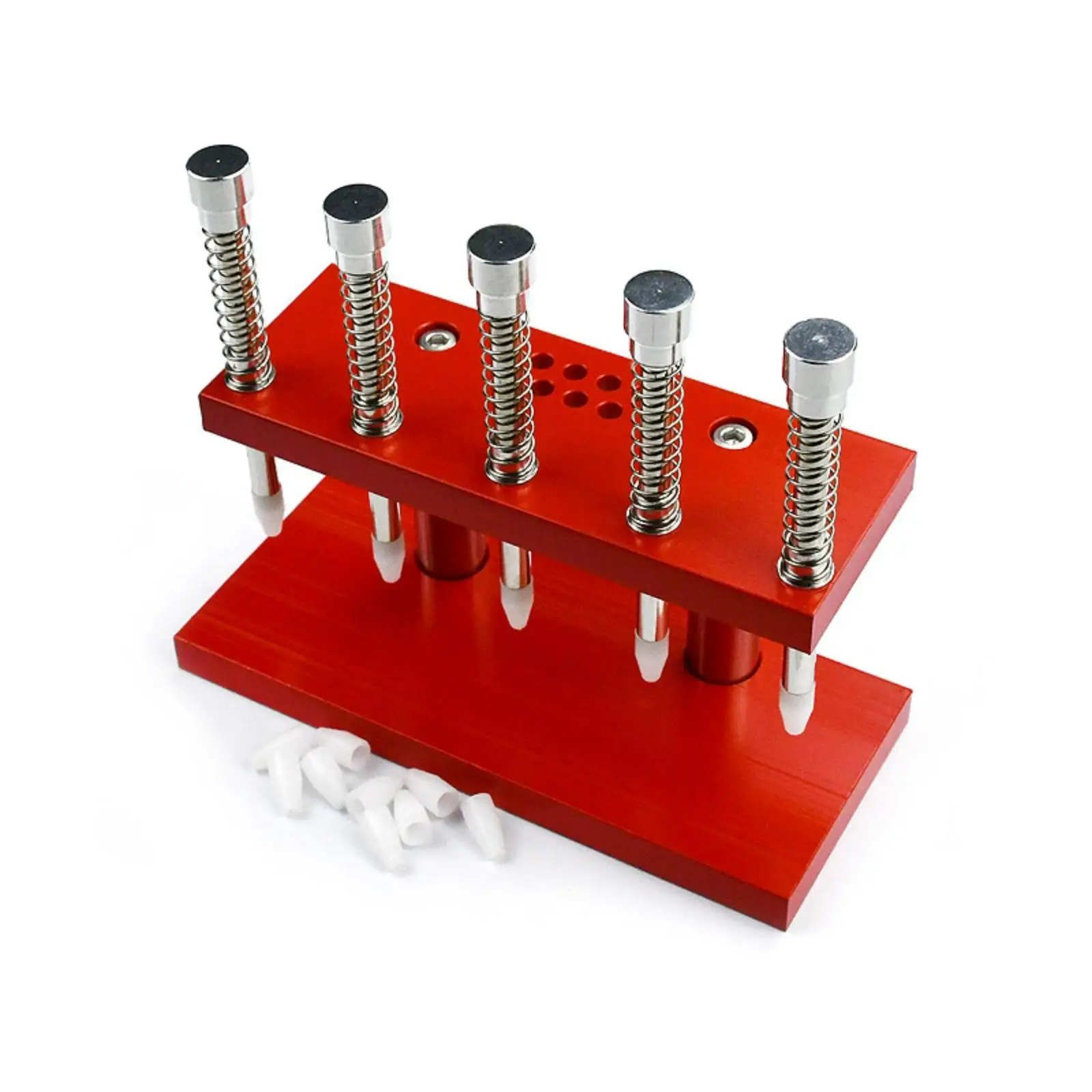 Compact Watch Hands Installation Tool with Metal Plungers for Timepiece Dial Press Service Kit