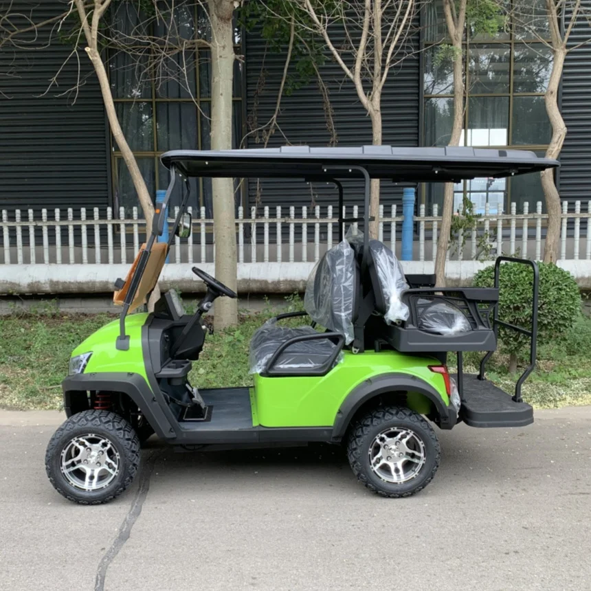 Manufacturer Customizable New 2/4/6 Seat Sightseeing Hunting Club Electric Golf Cart All-Terrain Off-Road Vehicle