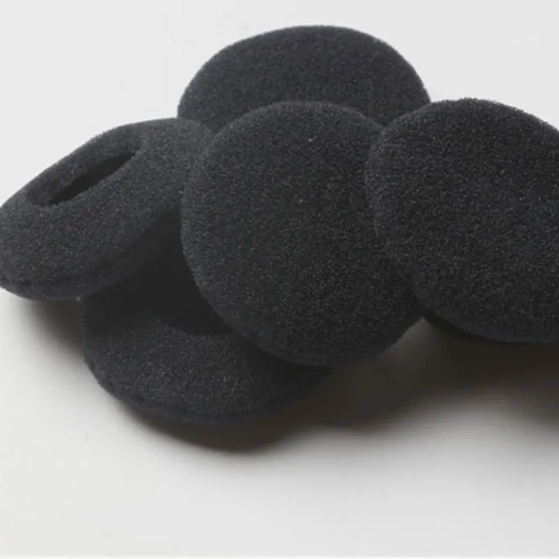 10Pcs Foam Ear Buds, 45mm Headphone Ear Pads Ear Cushions Replacement Sponge Covers Caps, Headset Earpads Earmuffs