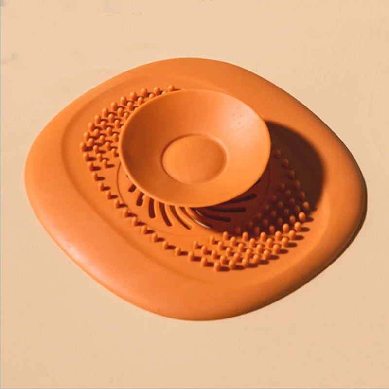 Kitchen Sink Floor Drain Cover Press Type Bathroom Drain Hair Filter Bathroom Anti Blocking And Odor Proof Floor Drain Universal