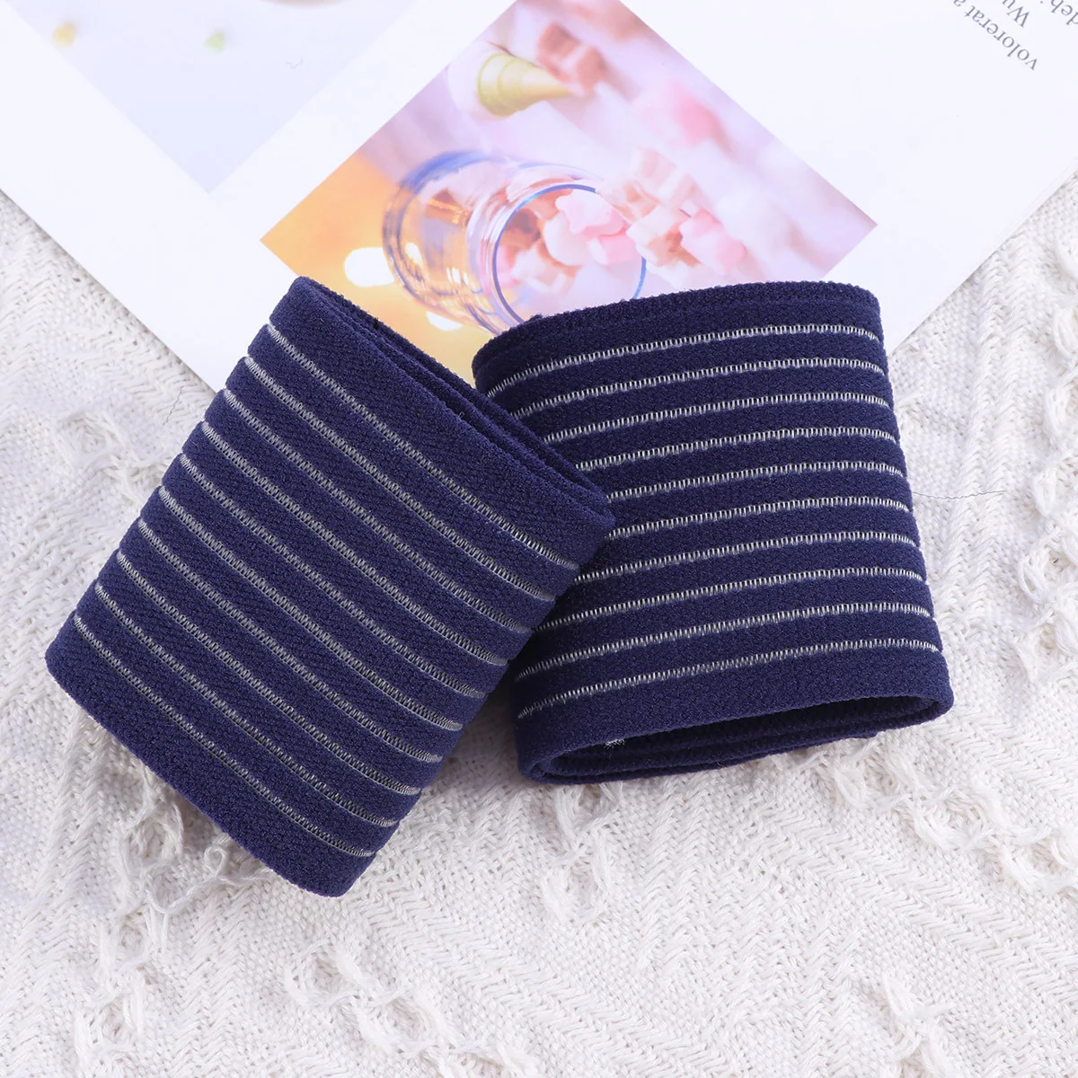 1 زوج حامي المعصم ضمادة مرنة قابل للتعديل الأزرق الساعد مبطن دعم لتخفيف آلام النفق الرسغي آلام المعصم التهاب الأوتار #1