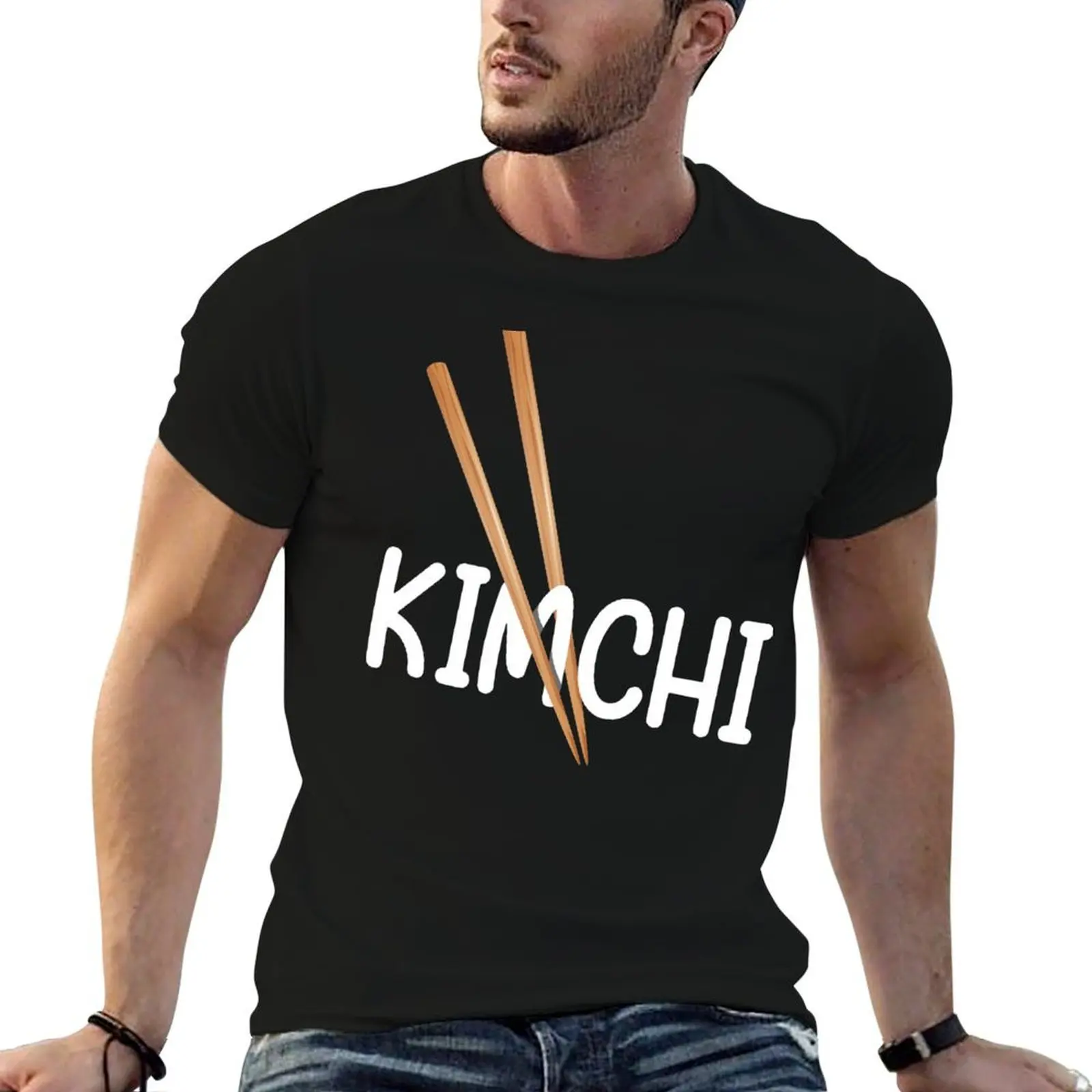 Футболка Kimchi больших размеров для активного отдыха, повседневный топ