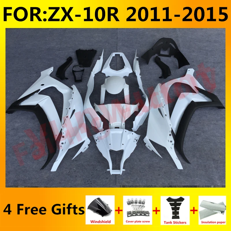 

NEW ABS Motorcycle Fairings Kit fit for Ninja ZX-10R ZX10R zx 10r 2011 2012 2013 2014 2015 bodywork full fairing set unpainted