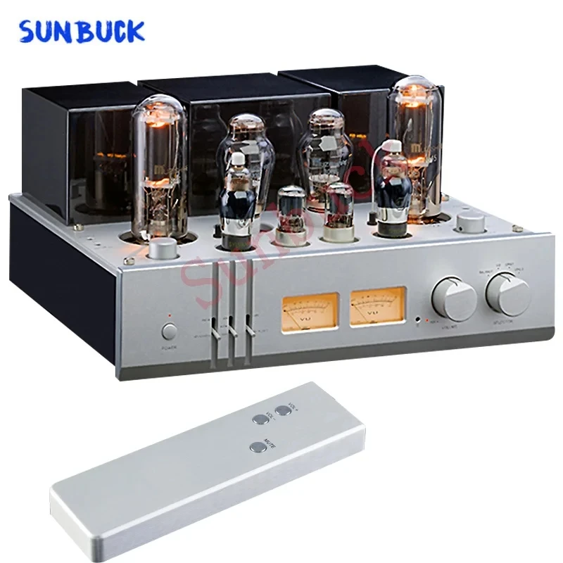 Amplificador do tubo do vácuo da classe A de Sunbuck, amplificador traseiro equilibrado, 2,0, 30W, 6SL7, 6WG7, 300B, impulso 845