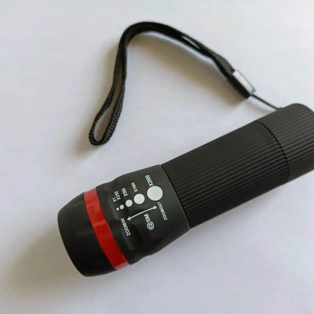Portable Mini LED Torch Zoomable Focus Waterproof Handheld Flashlight Outdoor Camping Survival Emergency Bright Light