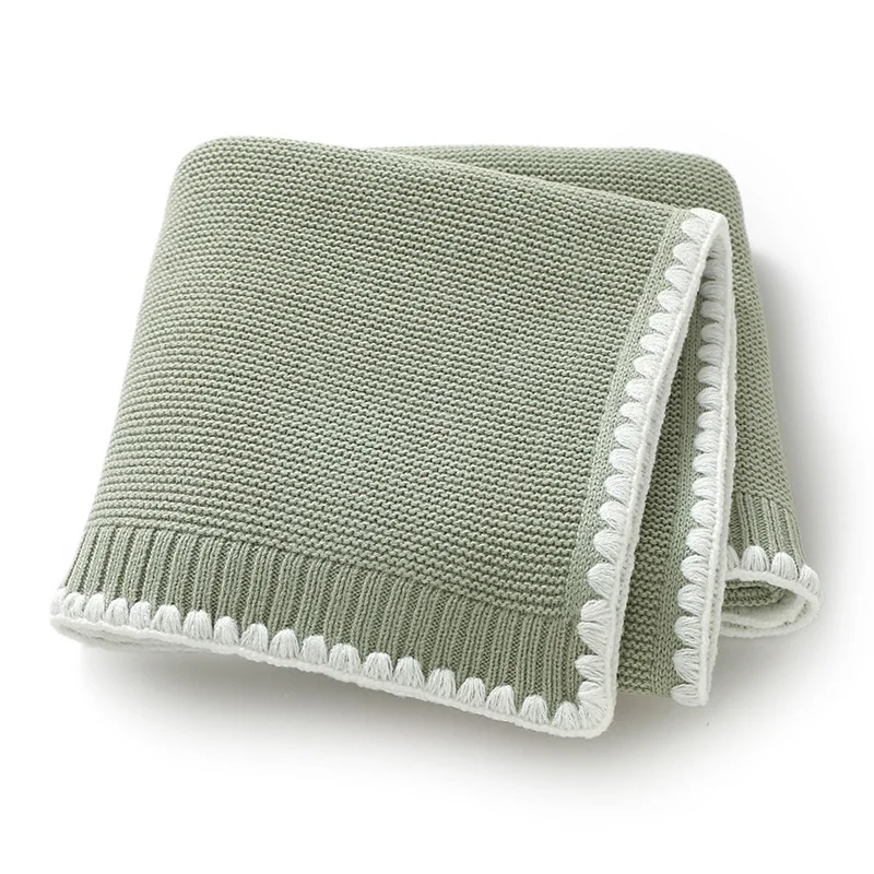 محبوك الطفل بطانية لحديثي الولادة بنين بنات طفل قماط التفاف البطانيات لينة الطفل تلقي بطانية للفراش سرير لحاف العنصر