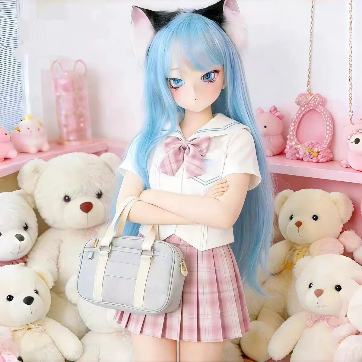 vetements-de-poupee-en-silicone-anime-realistes-vetements-bjd-pull-d'animation-uniforme-jk-ensemble-de-vetements-cosplay-100cm-170cm