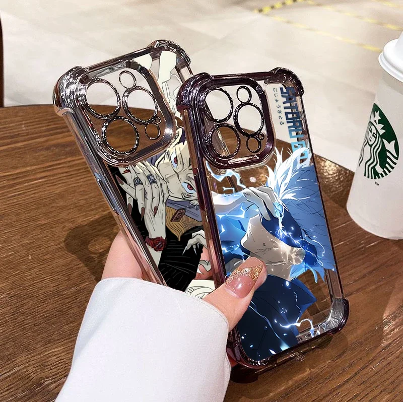 حافظة لهاتف هواوي P40 P30 Pro Lite Honor 50 NOVA 9 غطاء ياباني أنيمي Jujutsu Kaisen Gojo تصفيح وسادة هوائية مضادة للسقوط طلاء ناعم #4