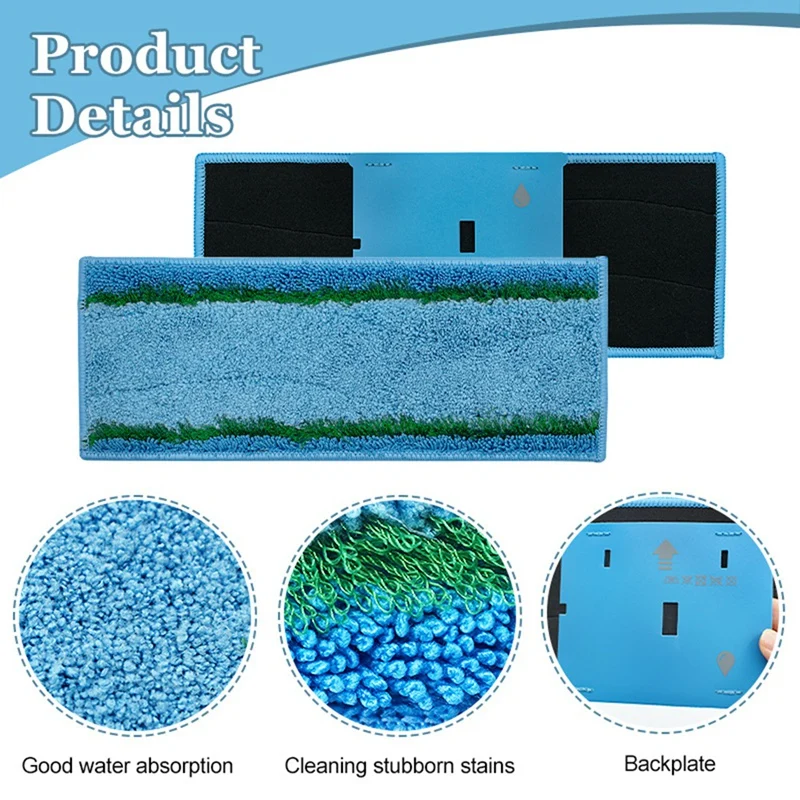 وسادات تنظيف مبللة AD24 لسلسلة Irobot Braava Jet M6 (6110) (6012) (6112) (6113) أجزاء ملحقات مماسح الروبوت النهائية