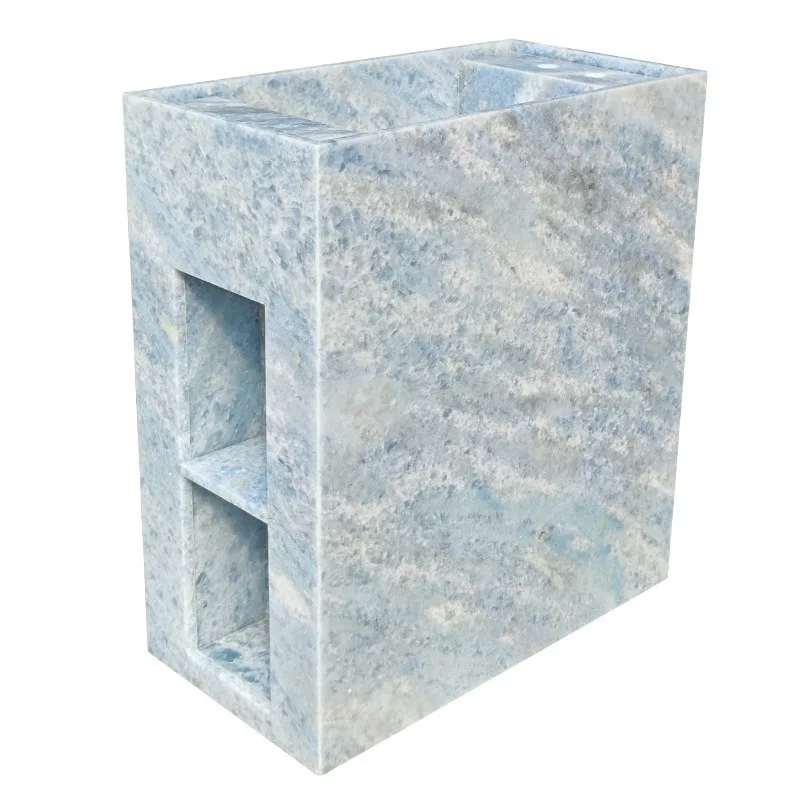 Marble column basin, bathroom washbasin, integrated floor-to-ceiling courtyard home improvement washbasin, light luxury