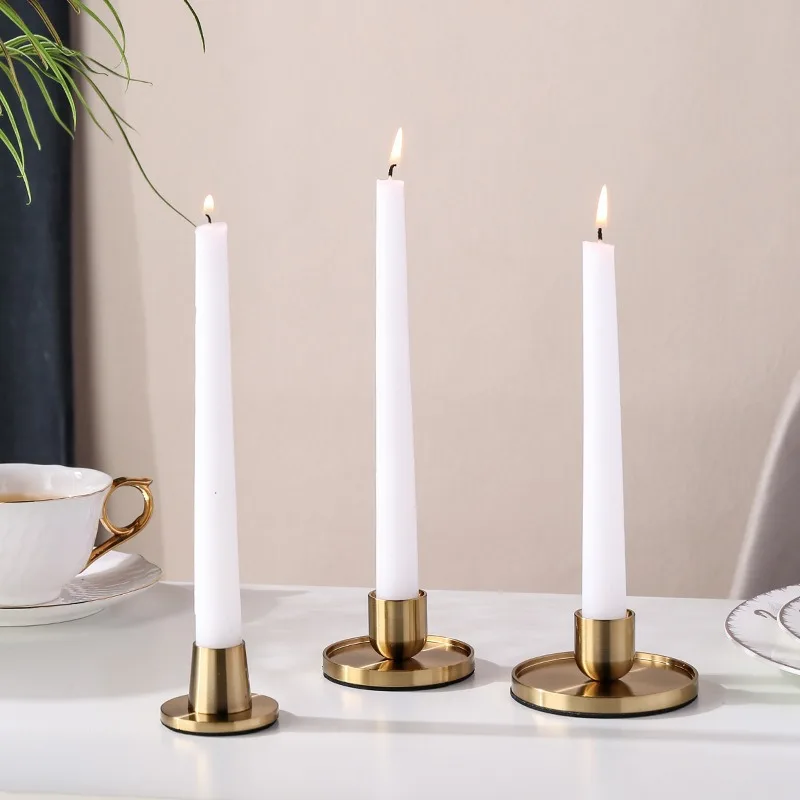 1 Stück Kerzenständer aus Metall, schwarz, Kerzenständer, Dekoration für Zuhause, Wohnzimmer, Kunsthandwerk