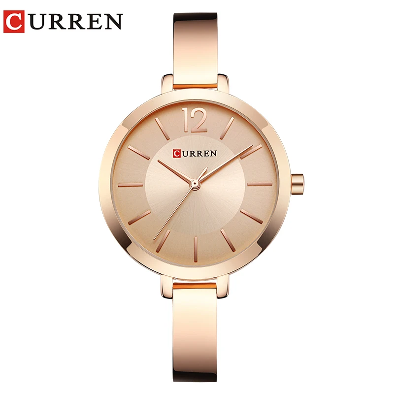 CURREN Watches Women Top Brand Luxury Watch Stainless Steel Bracelet Clock Dress Ladies Quartz Wristwatches Reloj Mujer