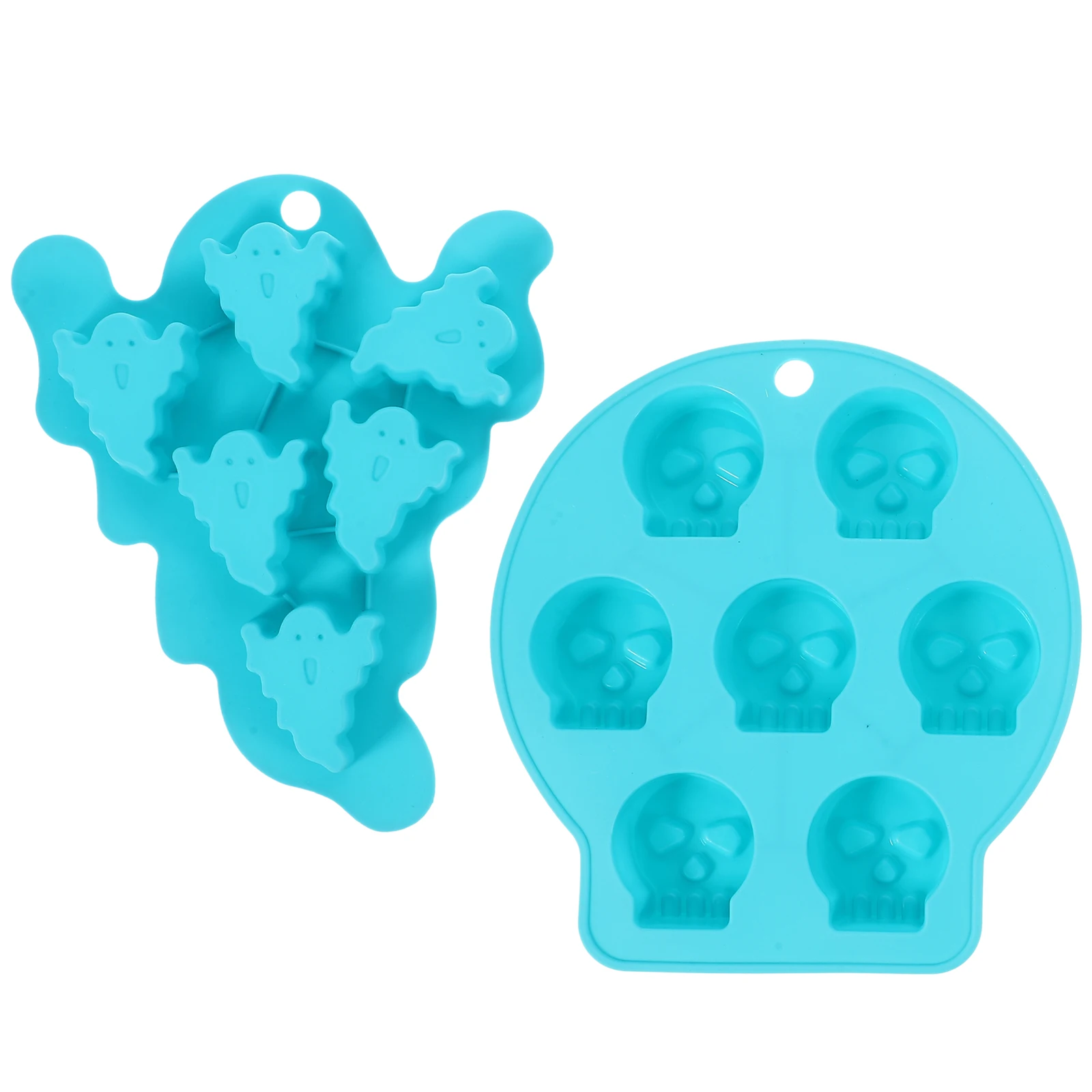

2 Pcs Jelly Cartoon Silicone Mold Baking Molds Halloween Cooking Cake Making Mould