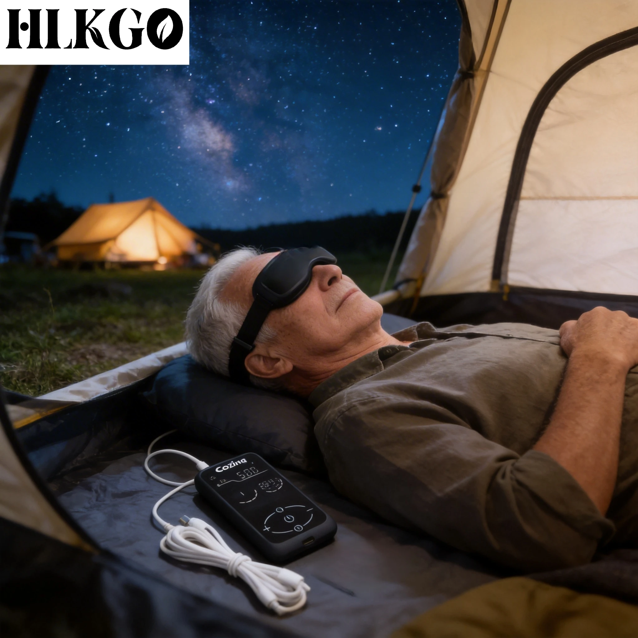 

Стимулятор вагусного нерва HLKGO, импульсный массажер EMS для снятия стресса и лечения бессонницы