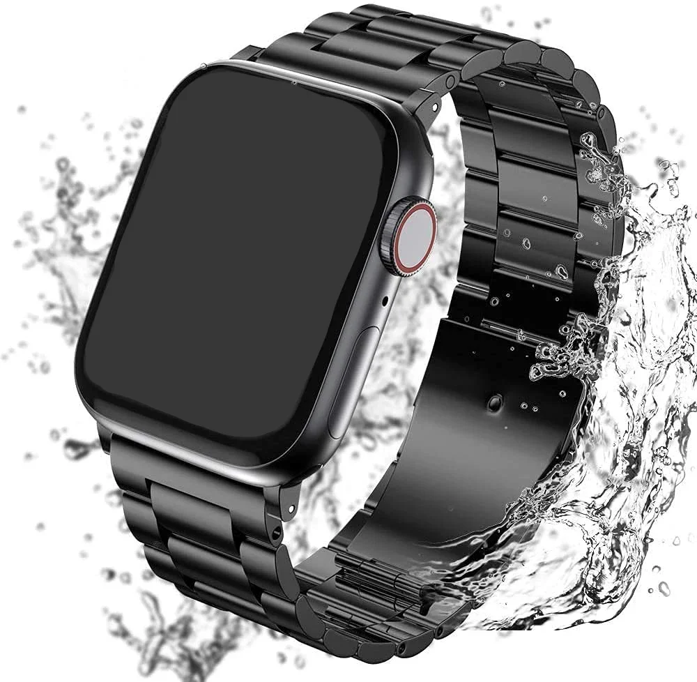 

Ремешок из нержавеющей стали для Apple Watch Ultra Band, металлический браслет для IWatch Series 10 9 8 7 SE 6 5 4, 49 мм 40 мм 44 мм 46 42 мм 41 мм 45 мм