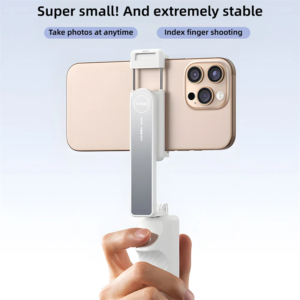 68cm Selfie Stick Phone Holder with Mini Tripod Bluetooth Remote Control 360 Rotatable Aluminum Pole for Live streaming Videos