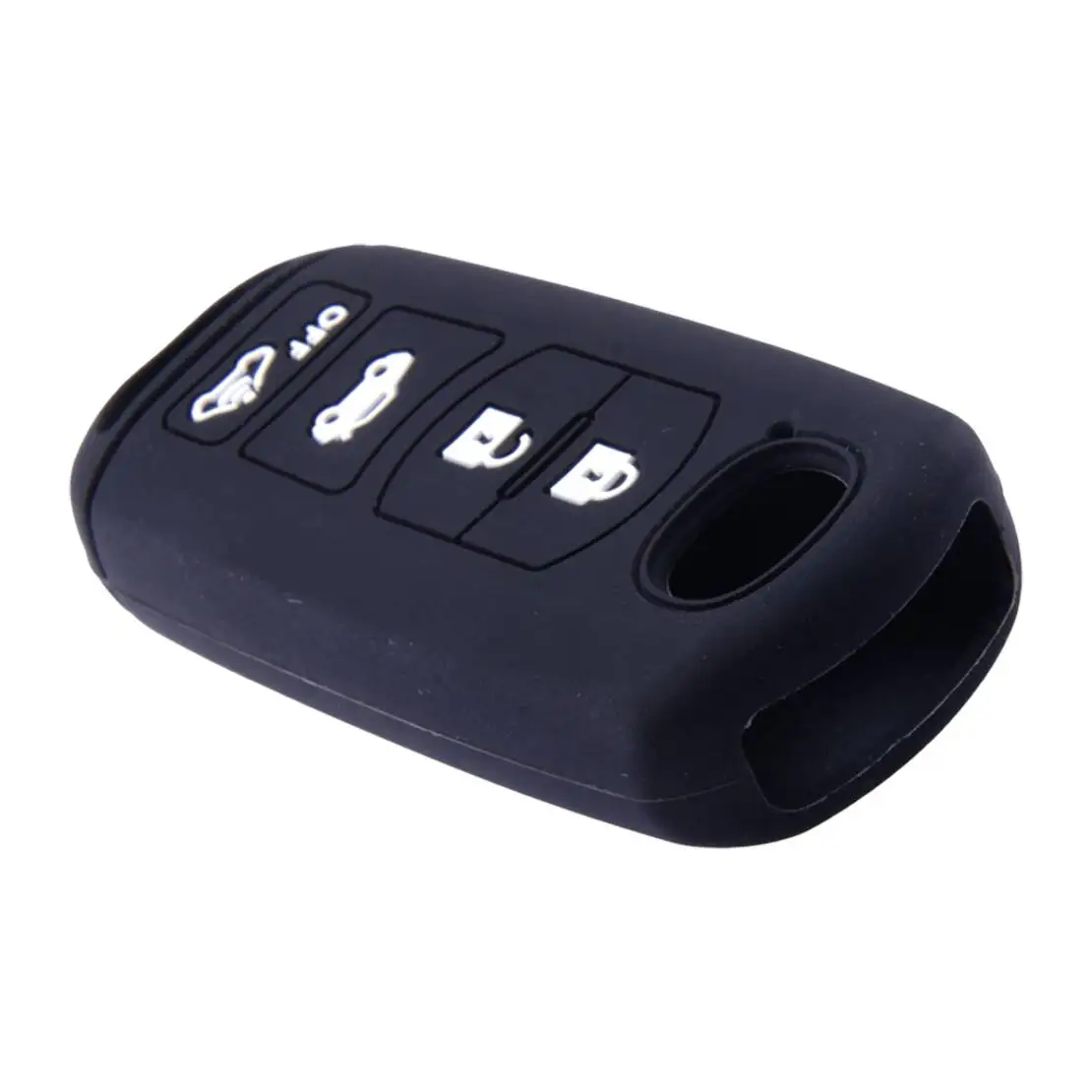 

2pcs Black 4 Buttons Silicone Remote Key Cover Case Fob Fit for Mazda 2 3 5 6 CX-5 CX-7 CX-9 Miata MX-5