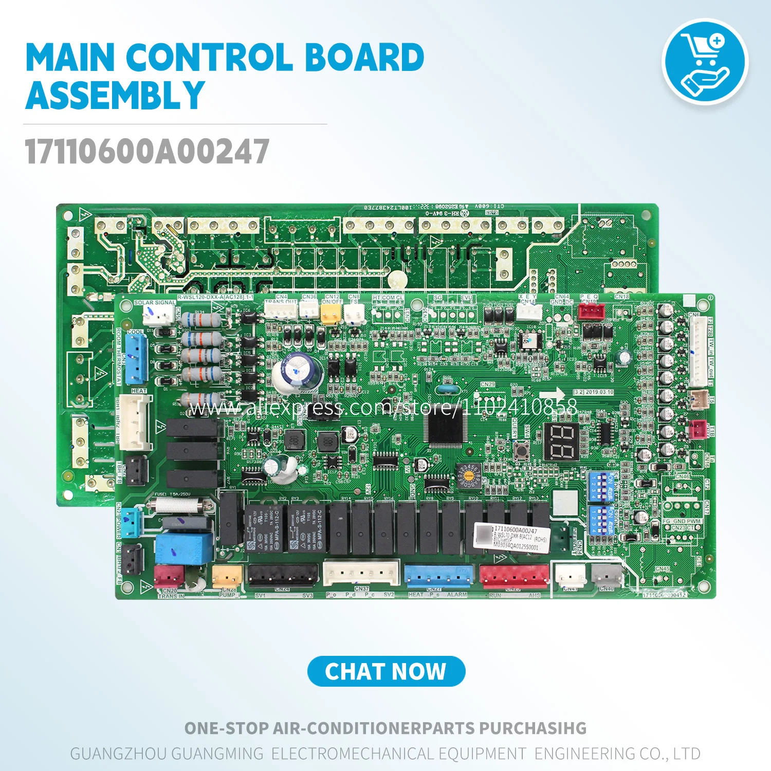 

Новая 0-дверная основная плата управления в сборе 17110600A00247 для Clivet Midea MDV VRF Unit, детали кондиционера R-WSL70-DXX-B [AC128]