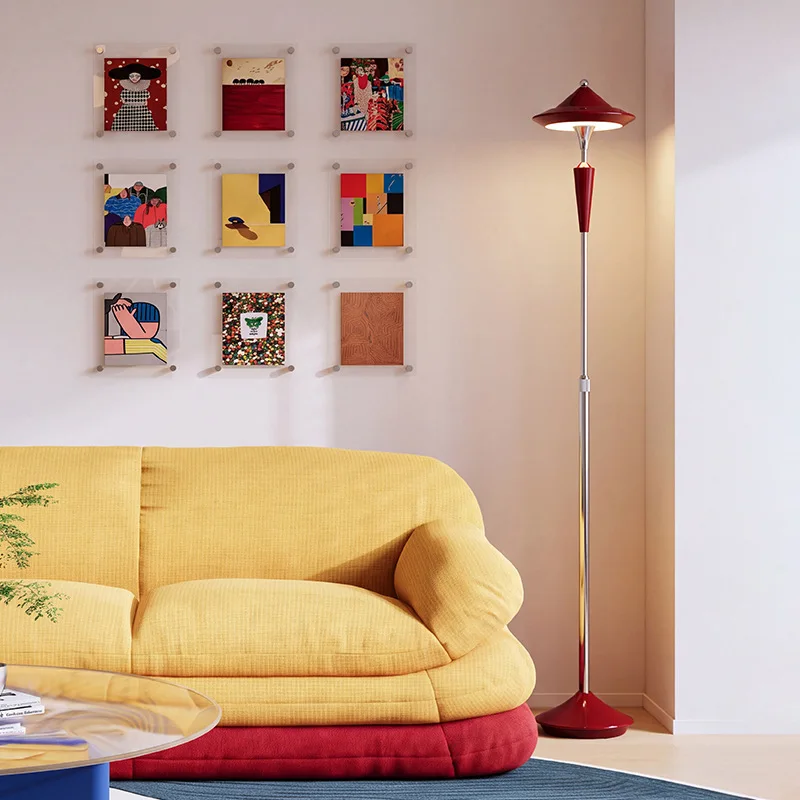 style living room sofa floor lamp American, retro decorative lamp full spectrum eye protection ambient light reading lamp