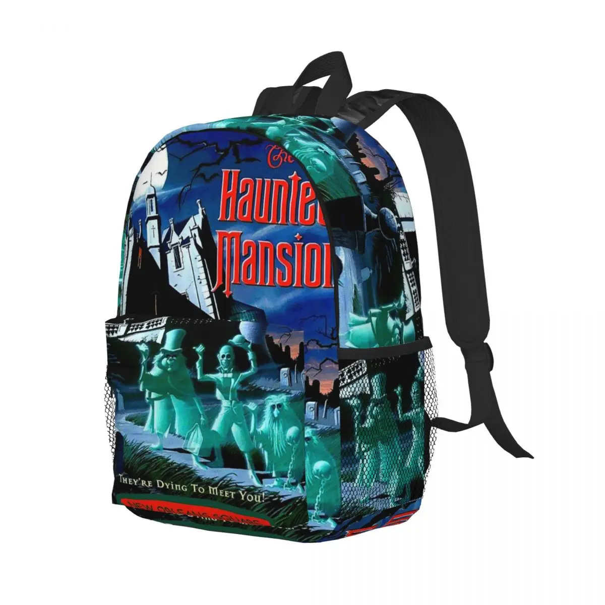 

Рюкзак с особняком с привидениями, студенческий рюкзак для мальчиков и девочек, детская школьная сумка, сумки на плечо для ноутбука для мужчин и женщин