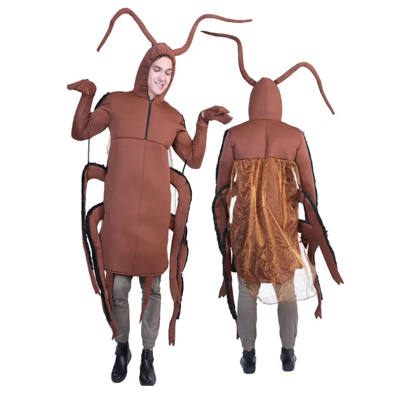 

Halloween Costume Cos Cockroach Parent-Child Insect Role Playing Company Annual Meeting Party Bar Nightclub Funny Outfit