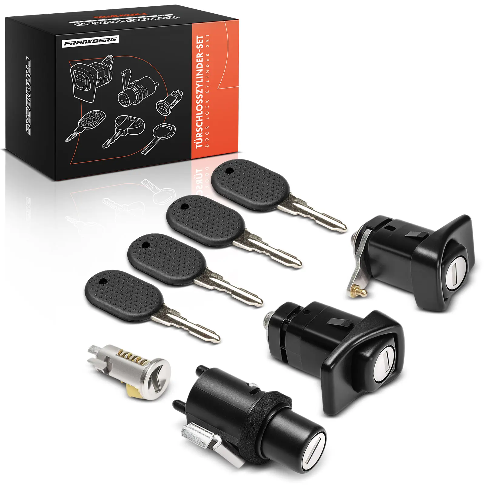 Cilindro di chiusura anteriore e posteriore Frankberg 4x per Fiat Panda 141 0.8L 1.0L 1.3L 7796720 7654911 7696108