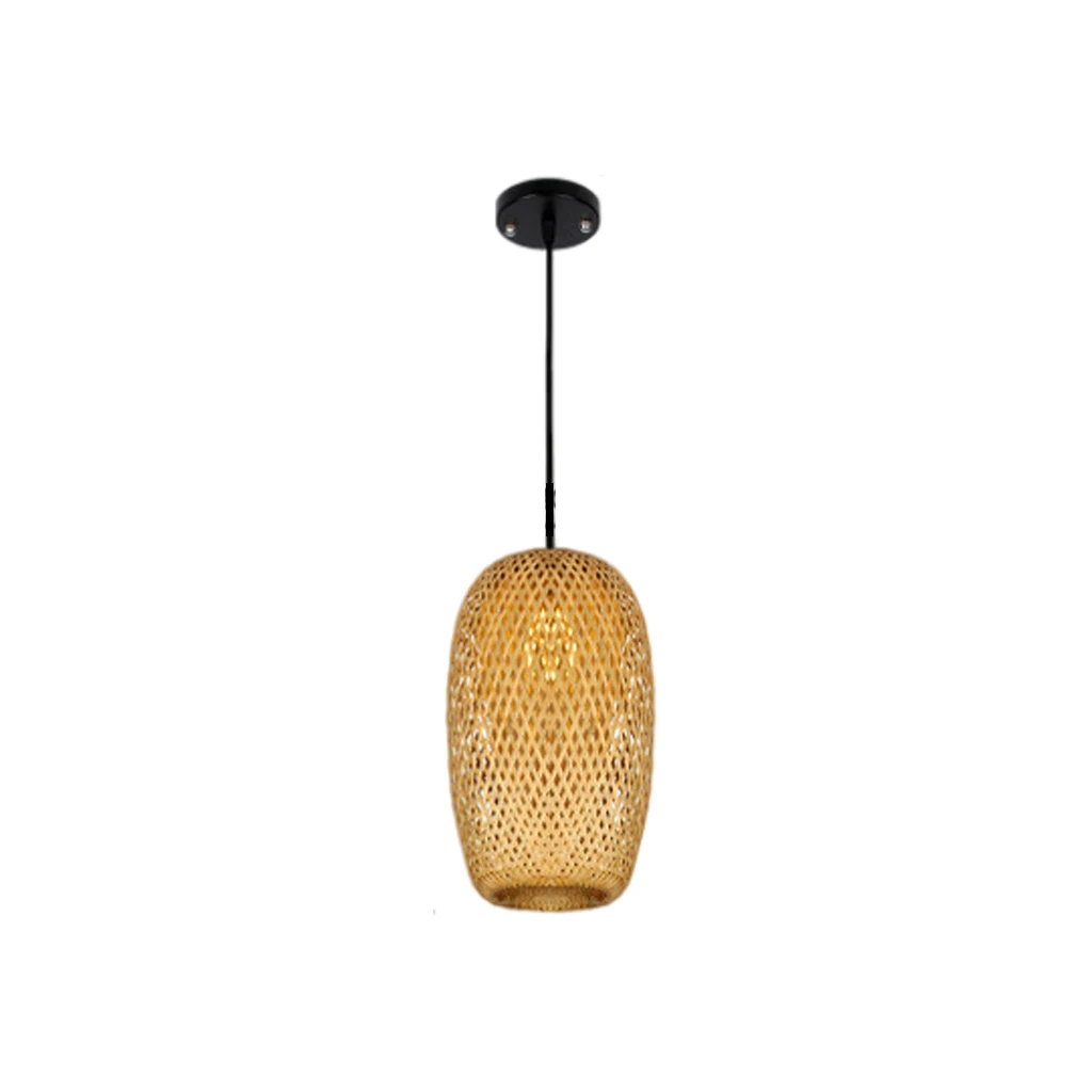 Vintage Weave Ceiling Pendant Light Fixtures Bar Chandeliers